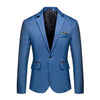 Men's Stylish Casual Solid Blazer Business Wedding Party Outwear Coat Suit Tops male 2019 spring autumn Suit Male Slim Fit