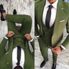 New Fashion Handsome Dark Gray Mens Suit Groom Suit Wedding Suits For Best Men Slim Fit Groom Tuxedos For Man(Jacket+Vest+Pant)