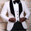 New Fashion Handsome Dark Gray Mens Suit Groom Suit Wedding Suits For Best Men Slim Fit Groom Tuxedos For Man(Jacket+Vest+Pant)