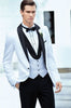 New Fashion Handsome Dark Gray Mens Suit Groom Suit Wedding Suits For Best Men Slim Fit Groom Tuxedos For Man(Jacket+Vest+Pant)