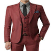 New Fashion Handsome Dark Gray Mens Suit Groom Suit Wedding Suits For Best Men Slim Fit Groom Tuxedos For Man(Jacket+Vest+Pant)