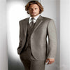 New Fashion Handsome Dark Gray Mens Suit Groom Suit Wedding Suits For Best Men Slim Fit Groom Tuxedos For Man(Jacket+Vest+Pant)