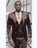 Latest Coat Pant Designs Beige Men Suit Prom Tuxedo Slim Fit 3 Piece Groom Wedding Suits For Men Custom Blazer Terno Masuclino