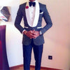 Mens Suits (Jacket+Pants) Casual Designer Summer Beach Wedding Blue Blazer White Pants 2 Pieces Street Prom Best M