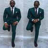 Mens Suits (Jacket+Pants) Casual Designer Summer Beach Wedding Blue Blazer White Pants 2 Pieces Street Prom Best M