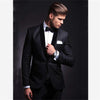 Mens Suits (Jacket+Pants) Casual Designer Summer Beach Wedding Blue Blazer White Pants 2 Pieces Street Prom Best M