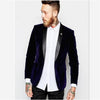Mens Suits (Jacket+Pants) Casual Designer Summer Beach Wedding Blue Blazer White Pants 2 Pieces Street Prom Best M