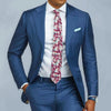 Mens Suits (Jacket+Pants) Casual Designer Summer Beach Wedding Blue Blazer White Pants 2 Pieces Street Prom Best M