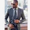 Mens Suits (Jacket+Pants) Casual Designer Summer Beach Wedding Blue Blazer White Pants 2 Pieces Street Prom Best M