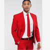 Mens Suits (Jacket+Pants) Casual Designer Summer Beach Wedding Blue Blazer White Pants 2 Pieces Street Prom Best M
