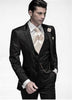 Latest Coat Pant Designs Beige Men Suit Prom Tuxedo Slim Fit 3 Piece Groom Wedding Suits For Men Custom Blazer Terno Masuclino