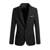 Fashion Spring Autumn Men Blazer Long Sleeve Solid Color Slim Man Casual Thin Suit Jacket Office Blazers Plus Size S-6XL AIC88