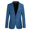 Fashion Spring Autumn Men Blazer Long Sleeve Solid Color Slim Man Casual Thin Suit Jacket Office Blazers Plus Size S-6XL AIC88