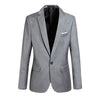 Fashion Spring Autumn Men Blazer Long Sleeve Solid Color Slim Man Casual Thin Suit Jacket Office Blazers Plus Size S-6XL AIC88
